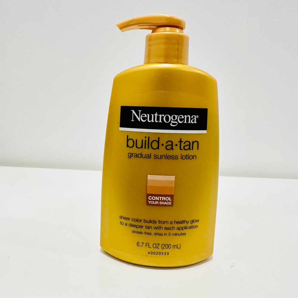 Neutrogena Build-A-Tan Gradual Sunless Lotion Control Your Shade 6.7 fl oz NOS